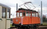 Schörling-Schienenschleifwagen als historischer ATw G2, Betriebshof 2005