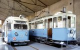 Sporveismuseet Vognhall 5 (Straßenbahnmuseum) 1991