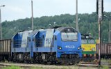 LHS ST44-2062 und  ST40s-08 und -06 am 21.06.2011 in S�awk�w.