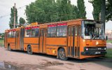 Ikarus 15, es Eberswalde 005, im Depot Dâmbovița 1999.