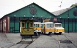 Ausstellung auf der anderen Straßenseite im alten Depot 3, heute auch zu Depot 1 am  Bulevardul Take Ionescu gehörend, 1999 anläßlich 130 Jahre Straßenbahn.
